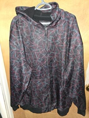 CHAMPS SPORTSWEAR VINTAGE MENS 3XL JACKET PURPLE/BLK STREET/SPORT WEAR CONFORT!!